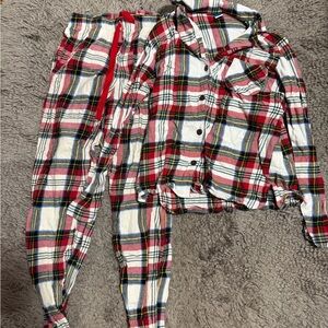 Plaid Pajama Set